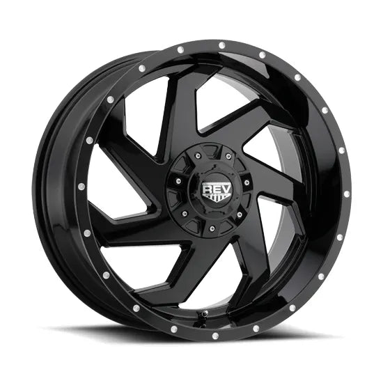 REV 20x9 GLOSS BLACK