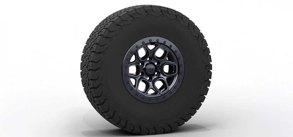 AEV Crestone DualSport Wheel for 2023 Colorado/Canyon and 2019 Silverado/Sierra 1500 - Onyx 28401516AA