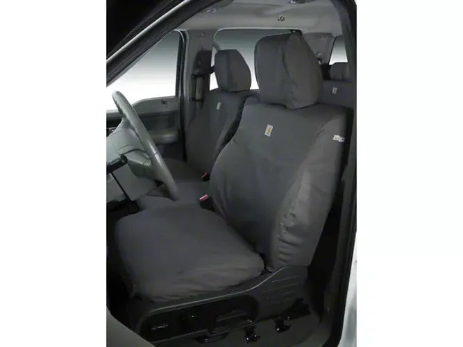 Covercraft 13-18 Jeep Wrangler Carhartt SeatSaver Custom Front Row Seat Covers - Gravel