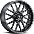 ITP Hurricane 18x6.5 / 4x137 BP / 4+2.5 Offset Gloss Black Wheel