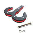 GEN-Y Hitch Hulk 2.0 16K Tow Hook 2" Shank Black/Red with Pin and Clip - GH-0070-R