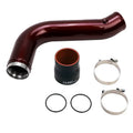 Wehrli Passenger Side 3.5 in. Intercooler Pipe 17-19 Duramax L5P Cat Yellow Cat Yellow 100530-CAT