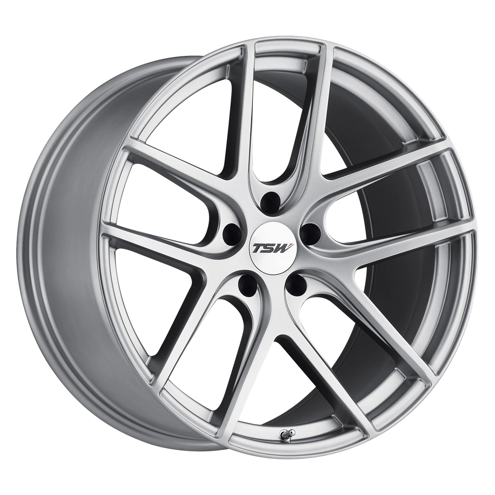 ~(23 lbs. 19X19X10)~ TSW GENEVA 17x8.0 5/120 ET35 CB76.1 MATTE TITANIUM SILVER