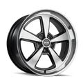 RIDLER 652 652 GLOSS BLACK WITH DIAMOND CUT FACE LIP 18X9.5 5-139.7 0MM 108.1MM