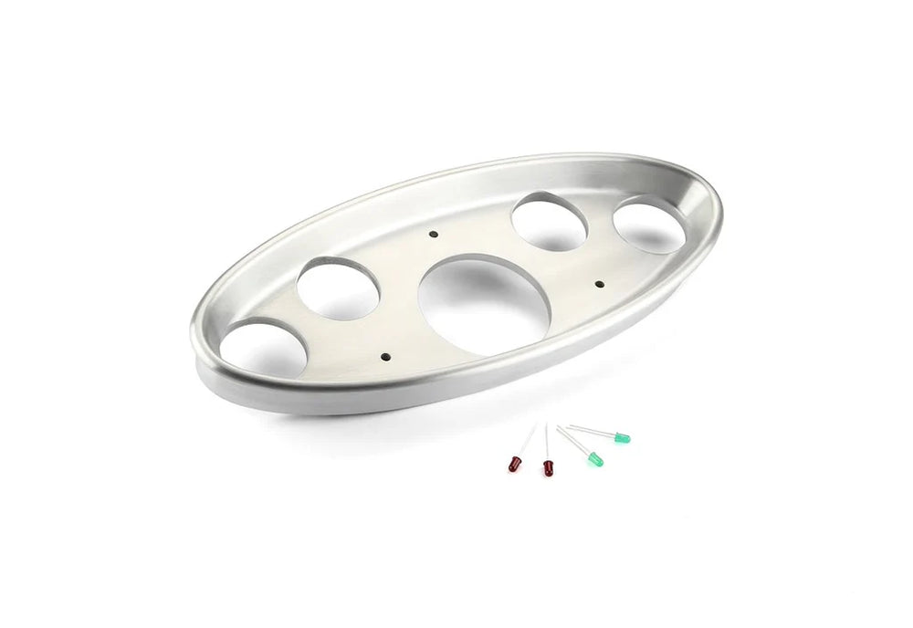 OVAL BILLET ALUMINUM DASH INSERT