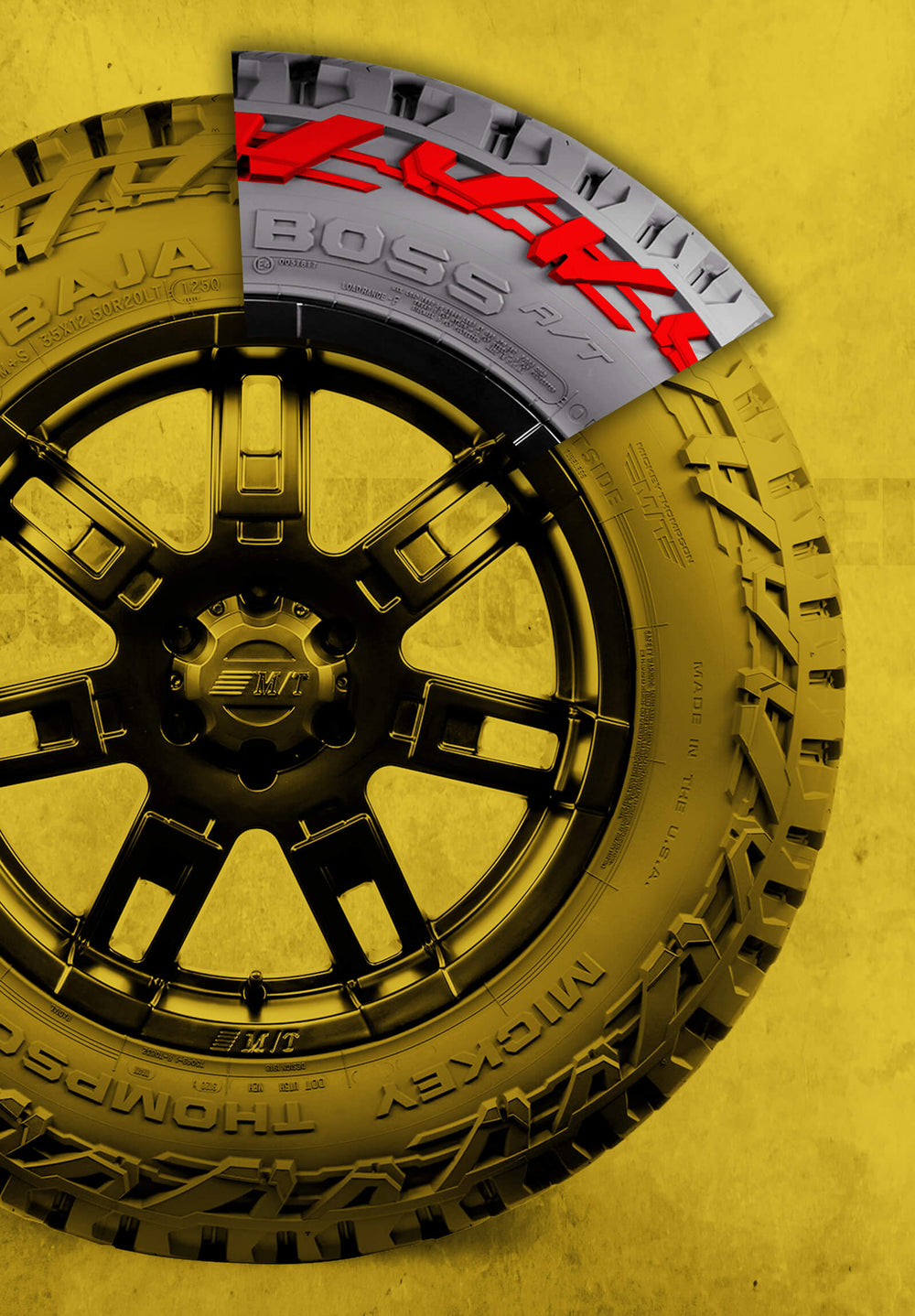 MICKEY THOMPSON LT265 60R18 119 116Q BAJA BOSS A T 53810