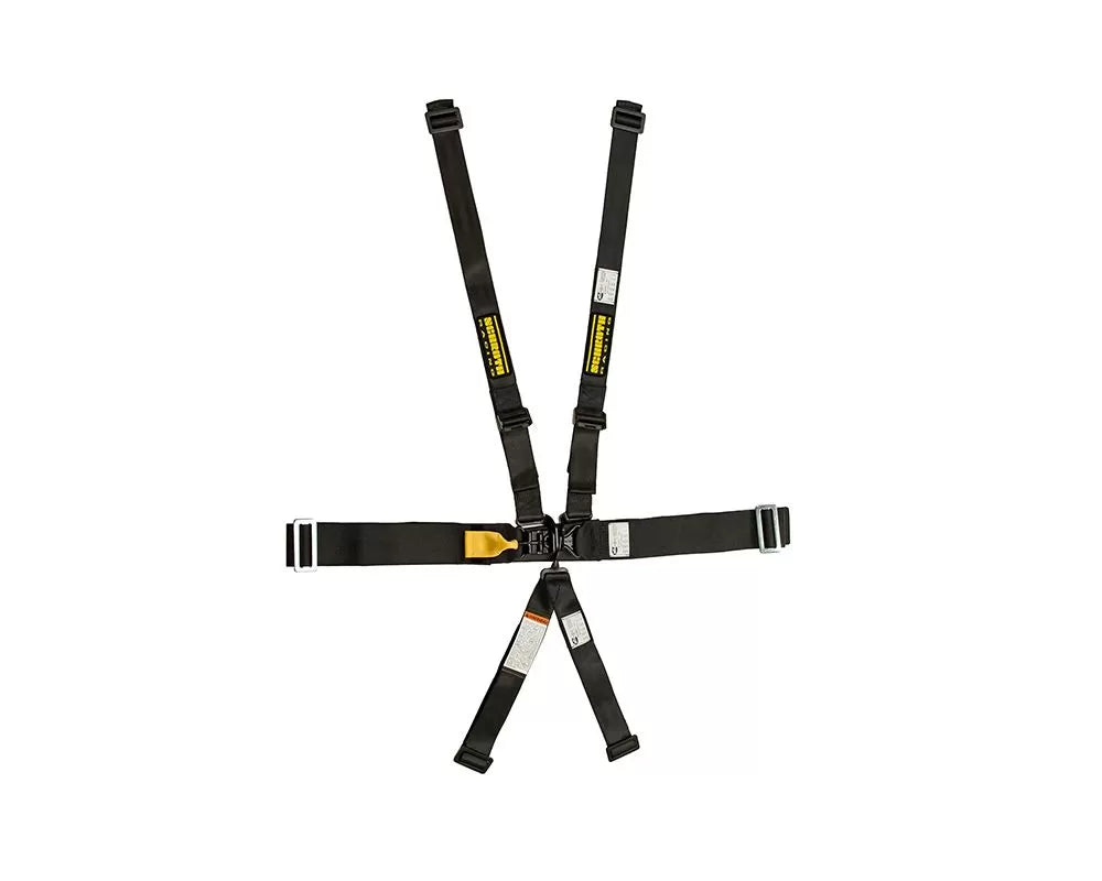 5pt Harness System SFI LatchLink Black HANS