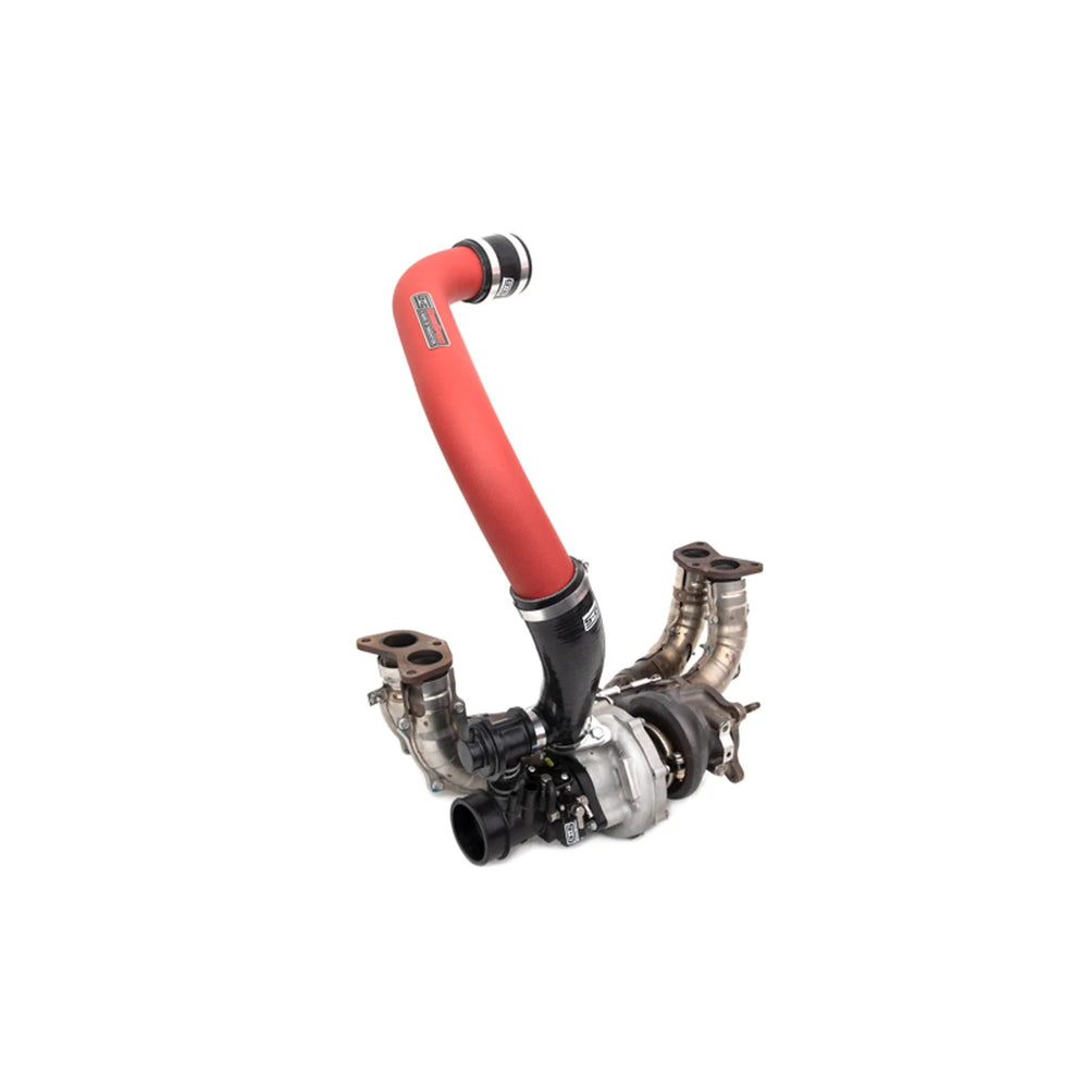 Grimmspeed Top Mount Intercooler Charge Pipe Kit Red Subaru WRX 2015