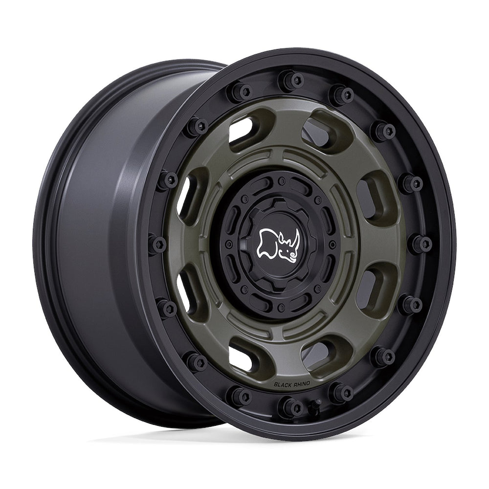 BR007 16X8 5X160 OD-GRN-BLK-LP 38MM