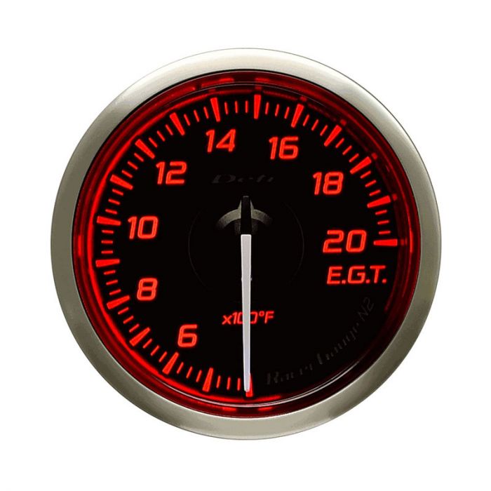 Defi DF Red Racer N2 Exhaust Temp Gauge Imperial 52mm