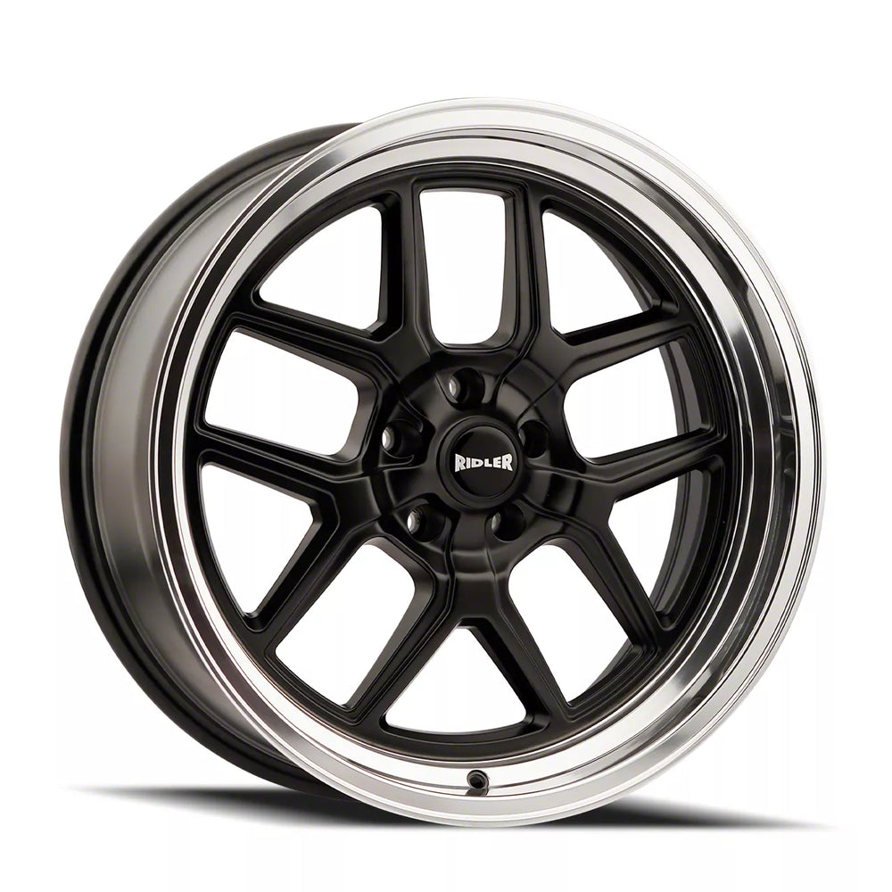 ~(37 lbs. 22X22X10)~ 650 (650) MATTE BLACK/POLISHED LIP 20X8.5 5-114.3 0MM 83.82MM