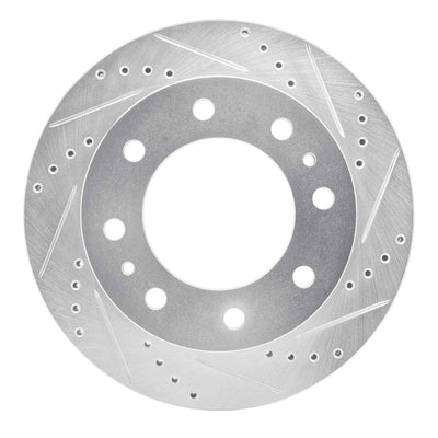 DFC 19-25 Ram 3500 Rear Right Drilled & Slotted Silver Brake Rotor