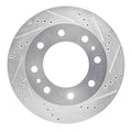 DFC 19-25 Ram 3500 Rear Right Drilled & Slotted Silver Brake Rotor