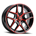 TOUREN TR79 3279 GLOSS BLACK RED TINT 20X9 5-120 35MM 72.56MM