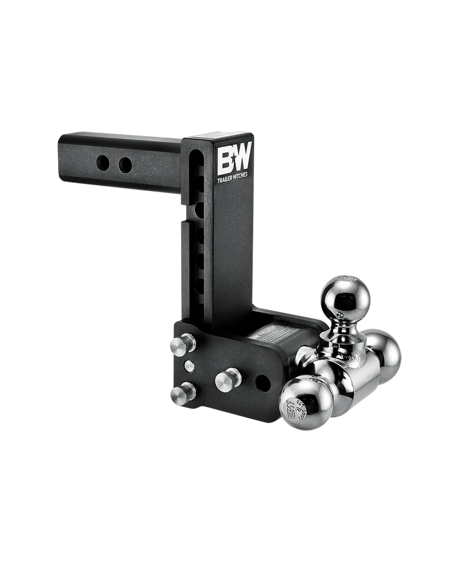 Tow and Stow 2 INCH 1 7 8in x 2in x 2 5 16in Tri-Ball 7in Drop 7 1 2in Rise