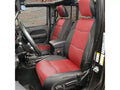 Neoprene Seat Cover Set Front/Rear Red Gen 2 2018-2020 Jeep Wrangler JL 3.6L 4 Door Only Smittybilt