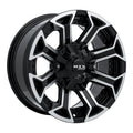 PEAK 20X10 8X180 ET18 CB125 GLOSS BLACK MACHINED