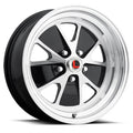 LEGENDARY WHEELS STYLED 17x8 5x114.3/5x4.5 +7.4MM OS GLOSS BLACK/MACHINED