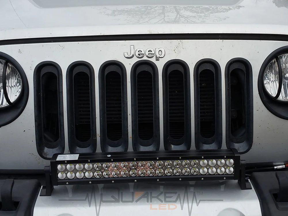 ~(9 lbs. 36X5X5)~ 22 Inch LED Light Bar Dual Row 120 Watt Combo White/Red Magma Series Quake LED