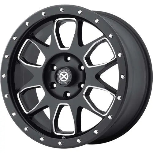 AX196 20X9 6X5.5 S-BLK MILL 25MM