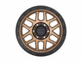 ~(32 lbs. 20X20X12)~ KM544 17x9 5x127.00 MATTE BRONZE W/ BLACK LIP (18 mm)