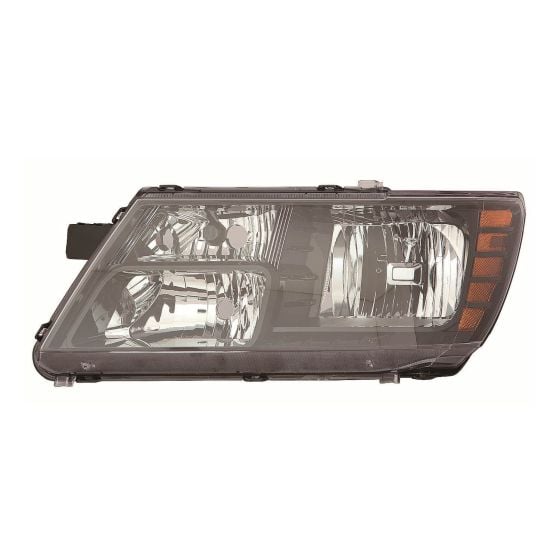 CAPA DG JURNY 1420 HEADLIGHT ASSY HALOGEN QUAD CODE LME W/BLK TRIM LH