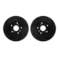 R1 Concepts Brake Rotor- D/S - Black Fits Lexus RX300