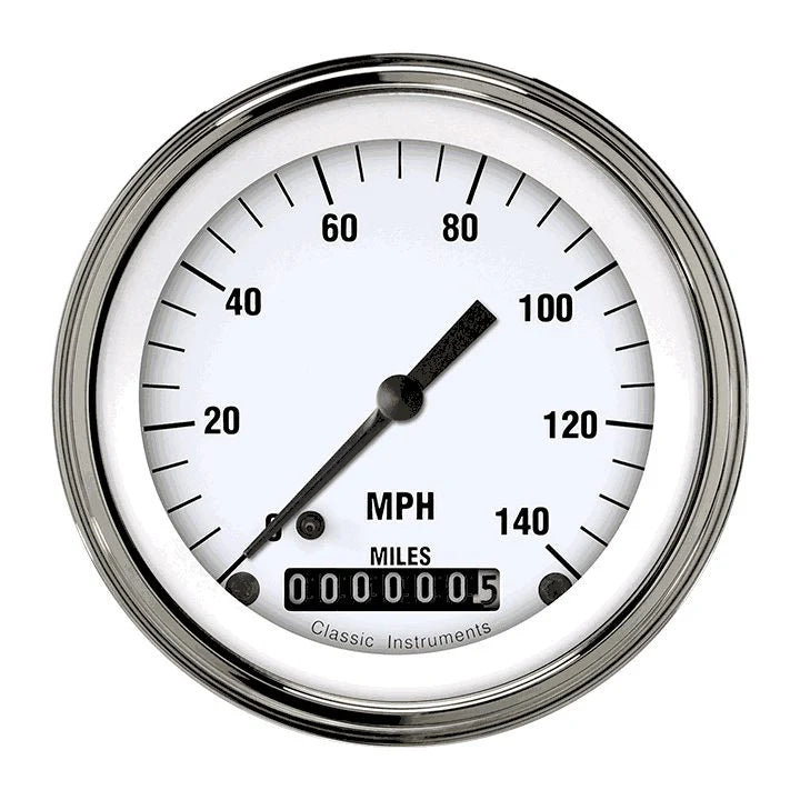 WHITE HOT 3IN SPEEDO 140 MPH