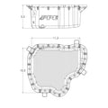 Deep Engine Oil Pan - Black 2011-2016 (18 Hole)