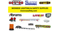 48IN ROUND LIGHTS 4 & 7 PIN CONNECTION WHITE LIGHT BAR