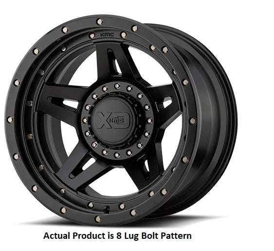XD138 17X9 8X6.5 S-BLK -12MM