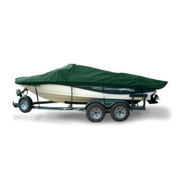 HOT SHOT BOAT COVERBASIC FISH 16FT5IN 17FT4IN 90IN NO HOODHUNTER GREEN