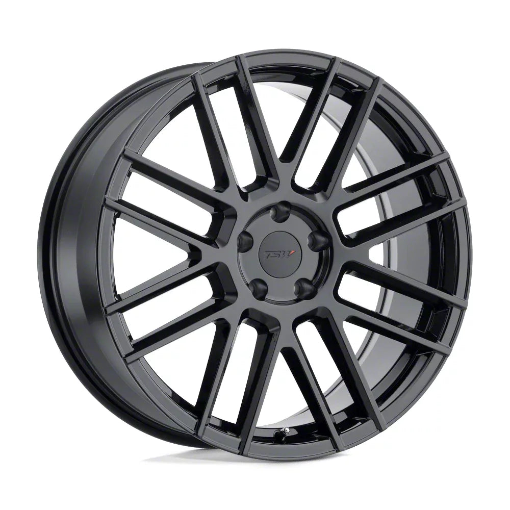 ~(30 lbs. 21X21X10)~ TSW MOSPORT 19x8.5 5/114.3 ET20 CB76.1 GLOSS BLACK