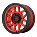 MESA 17x8.5 6x135.00 CANDY RED W/ BLACK LIP (0 mm)