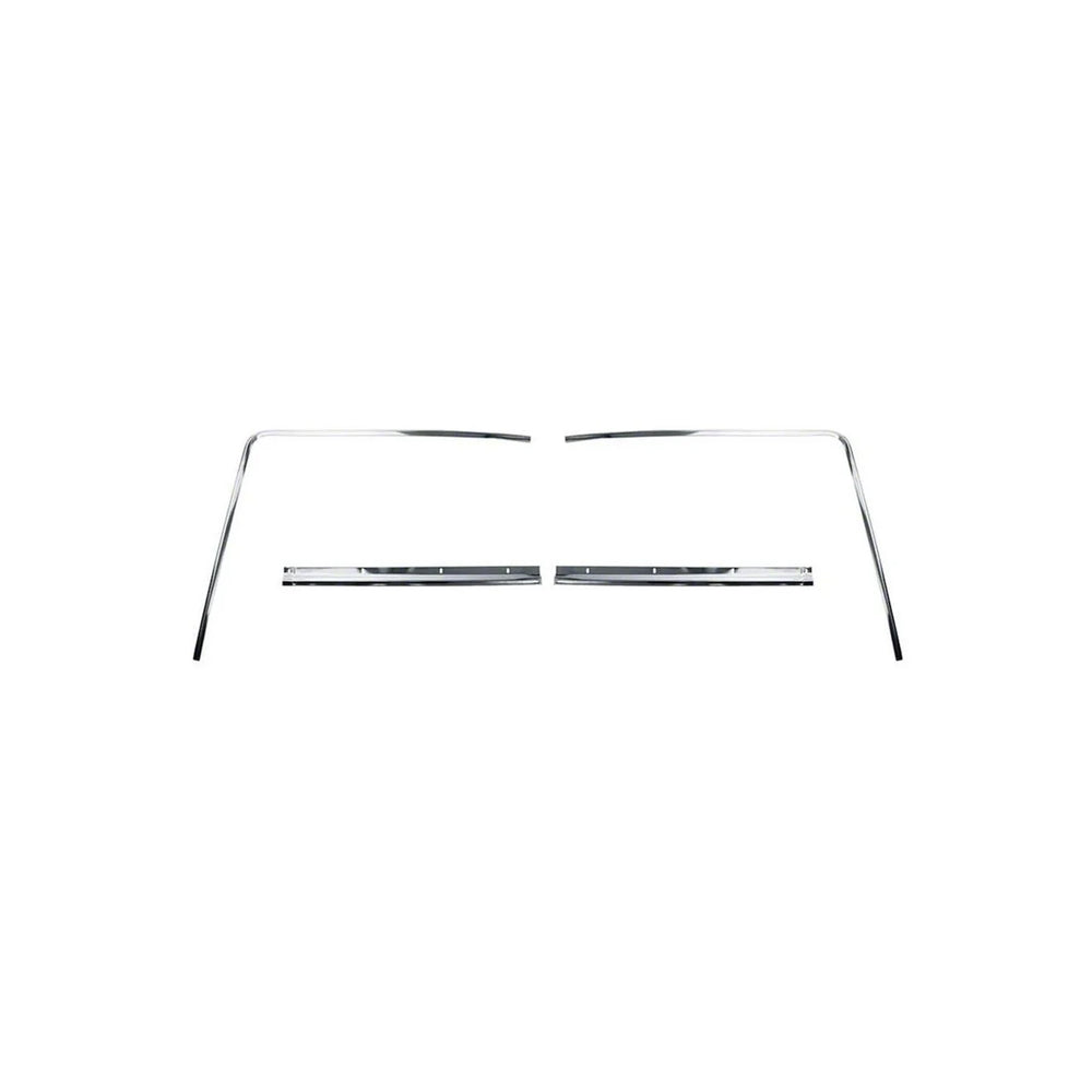 71-73 FB REAR WINDOW MLDG/4PCS
