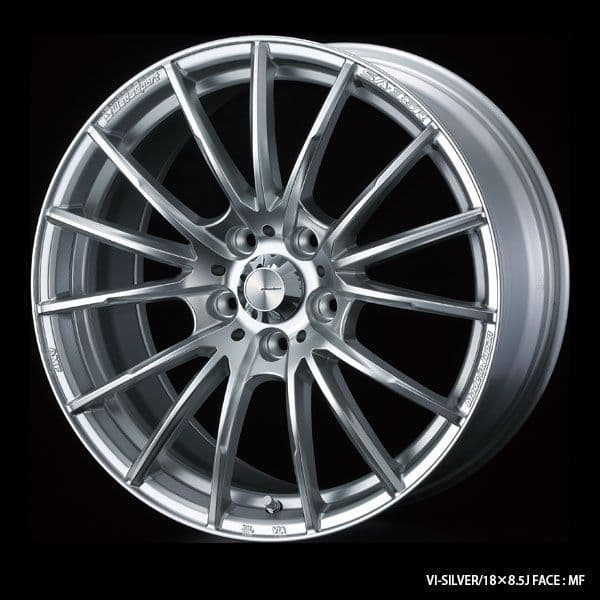 WedsSport SA35R 17X7.0 48 5X100 VI-SILVER