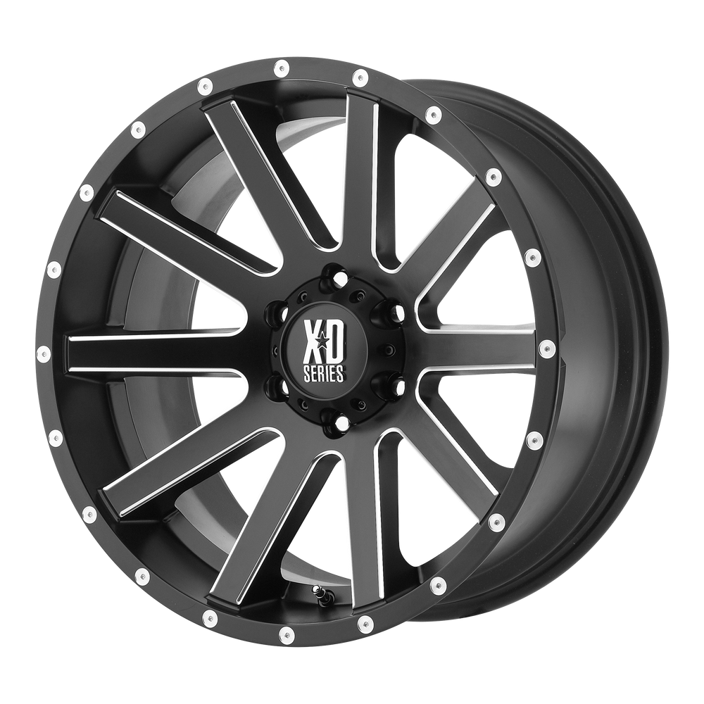 XD818 18X9 6X5.5 S-BLK MILL SP 18MM