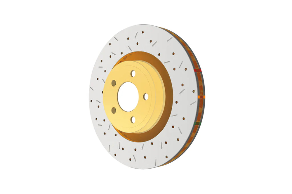 DBA 03-05 Evo 8/9 Front Drilled & Slotted 4000 Series Rotor