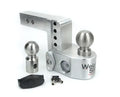 Weigh Safe 4in Drop Hitch w/Built-In Scale & 2in Shank (10K/12.5K GTWR) - Aluminum