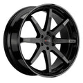 ~(38 lbs. 23X23X12)~ KM715 20X9 5x4.5 S-BLK G-BLK LIP 30MM