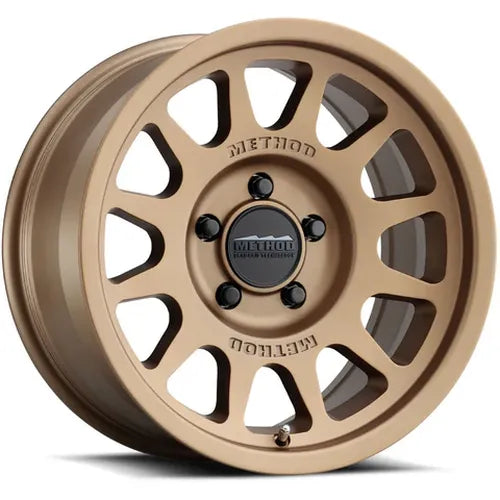 Method MR703 17x7.5 +50mm Offset 5x130 78.1mm CB Method Bronze Wheel
