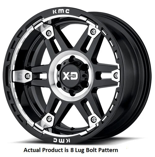 XD840 20X10 8X6.5 G-BLK MACH -18MM