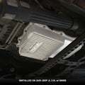 Heavy-Duty Cast Aluminum Deep Transmission Pan - Brushed - JL JT Jeep Wrangler - 850RE Transmission