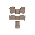 WeatherTech Tan Front Rear and Rear Floorliners - Over The Hump Fits -20-13 Tahoe 452941-45066-2-7