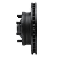 R1 71-95 Chevrolet P20 Front Left Drilled & Slotted Black Brake Rotor
