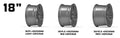 Aluminum Wheels 18x9.5 Neo K16X Chrome 5x120 Bolt Pattern 35 Offset Kansei Wheels