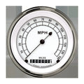 CLASSIC WHITE 3IN SPEEDO 140 MPH