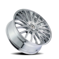 KRAZE DOUBLE DOWN KR185 CHROME 17X8 5-112/5-120 38MM 74.1MM