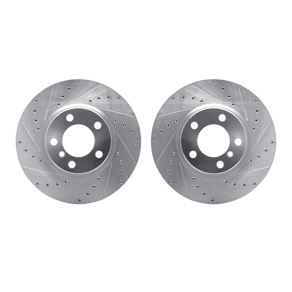 R1 Concepts Brake Rotor- D/S - Silver Fits BMW 228i