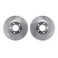 R1 Concepts Brake Rotor- D/S - Silver Fits BMW 228i